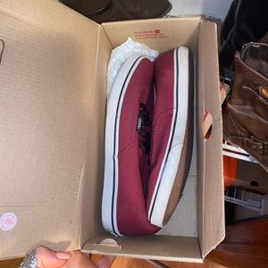 maroon vans